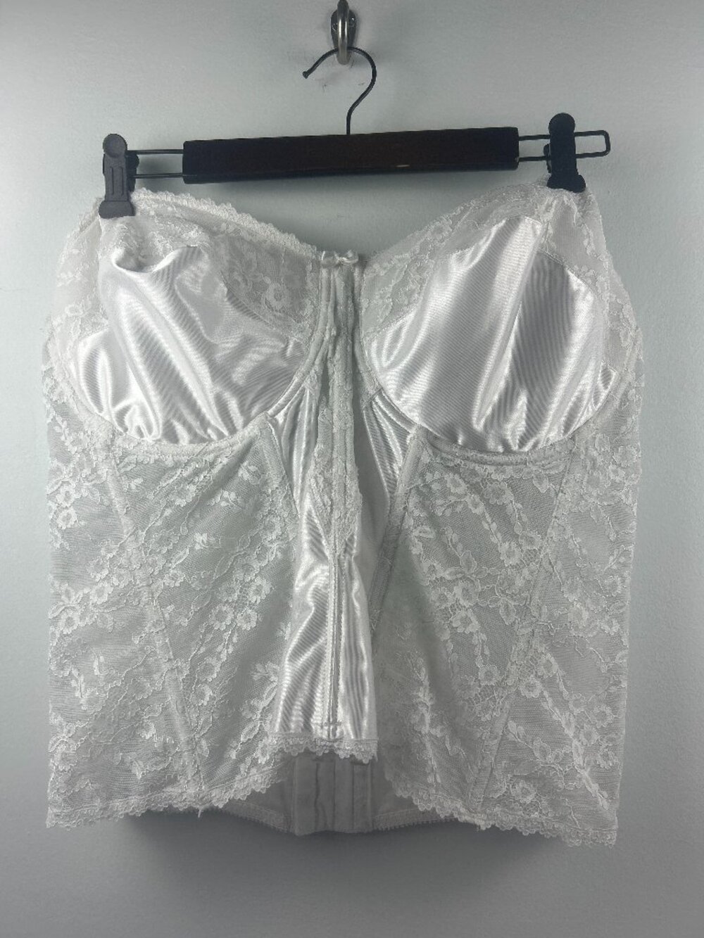 Va Bien White Lace Bustier Corset Top 44D